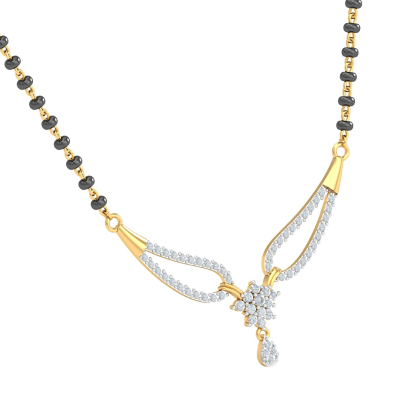 Leaf Drop Mangalsutra