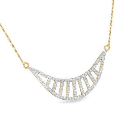 Trendy Crescent Mangalsutra