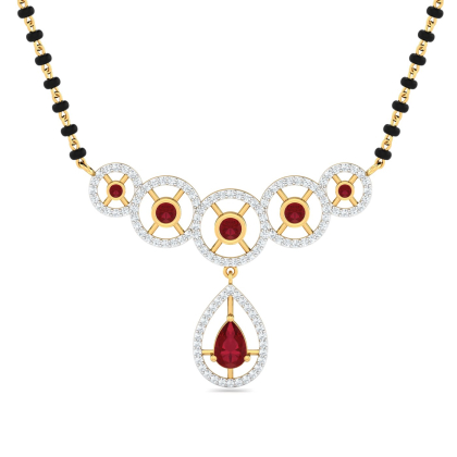 Sanmukh Ruby Mangalsutra