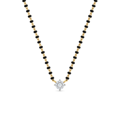 Cluster Solitaire Mangalsutra