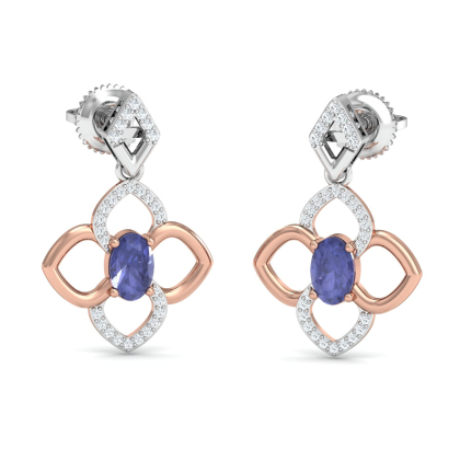 Posy Blue Spinel Earrings