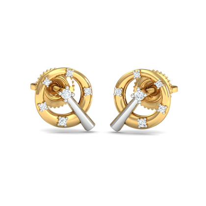 Q Stud Earrings
