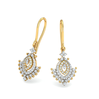 Cautivadora Hook Earrings (18K-YG-SI-HI-RTS)