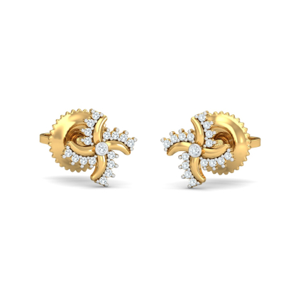 Prolikha Earrings (14K-YG-SI-HI-RTS)