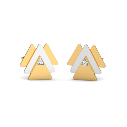 Tipsy Triangle Earrings