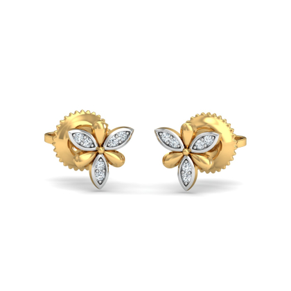 Sepals Diamond Earrings