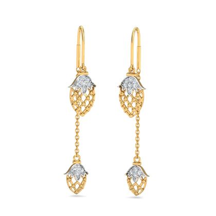 Kaaza Sui Dhaga Diamond Earrings