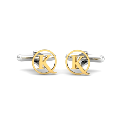 Alphabet K Cufflinks