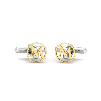Alphabet M Cufflinks