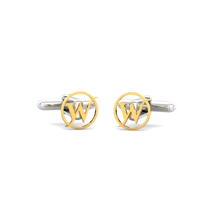 Alphabet W Cufflinks