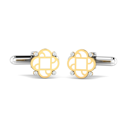Clover Letter P Cufflinks