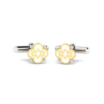 Clover Letter W Cufflinks