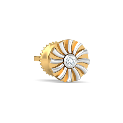 Ciru Men's Stud (18K-YG-SI-HI-RTS)