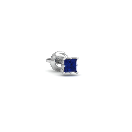 Parzva Sapphire Stud For Men