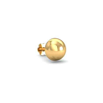 Gold Button Nose Stud