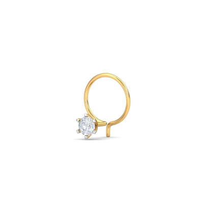 0.15 Ct Solitaire Nose Wire