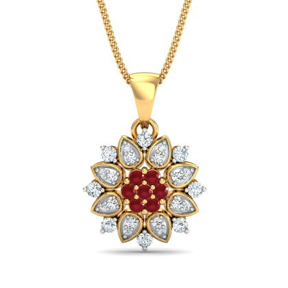 Florid Ruby Pendant