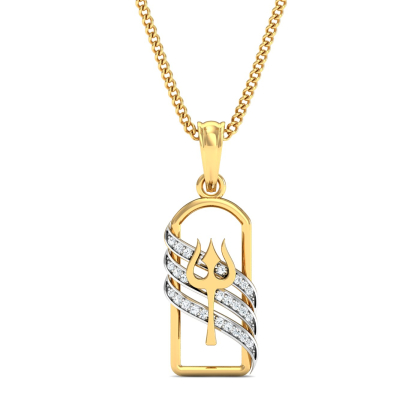 Trishul Shivling Pendant