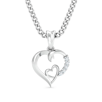 Double Hearts Pendant