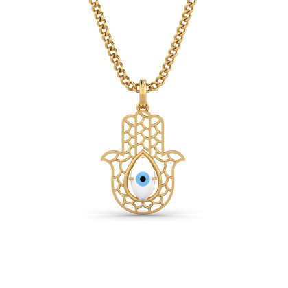 Whispering Hamsa Pendant