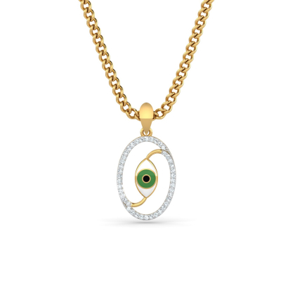 Green EvilEye Pendant