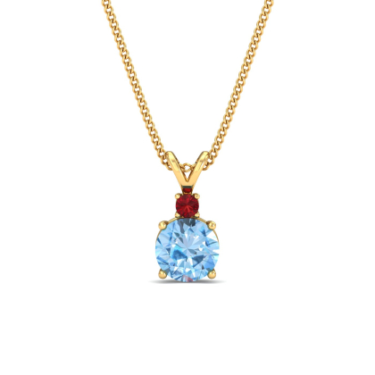 Topaz Ember Pendant