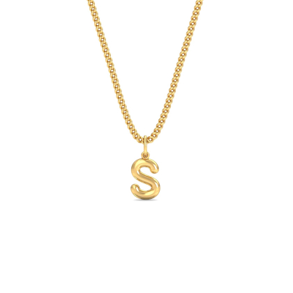 Balloon S Initial Pendant