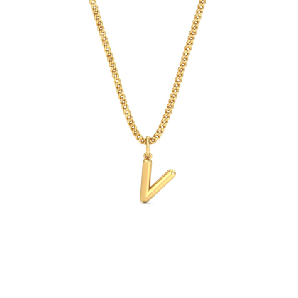 Balloon V Initial Pendant