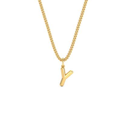 Balloon Y Initial Pendant