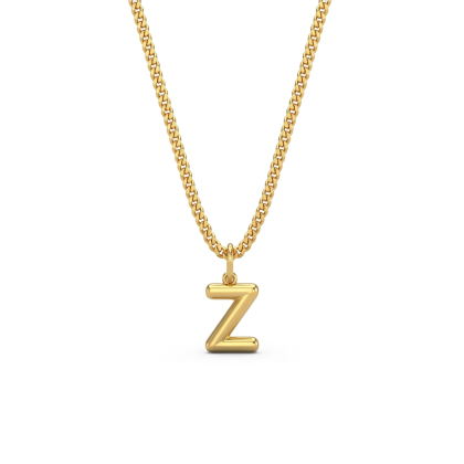 Balloon Z Initial Pendant