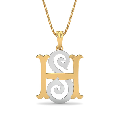 HS Initials Pendant