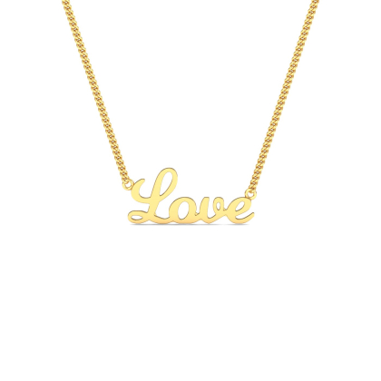 Gold Love Pendant