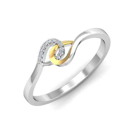 Knotted Loops Ring