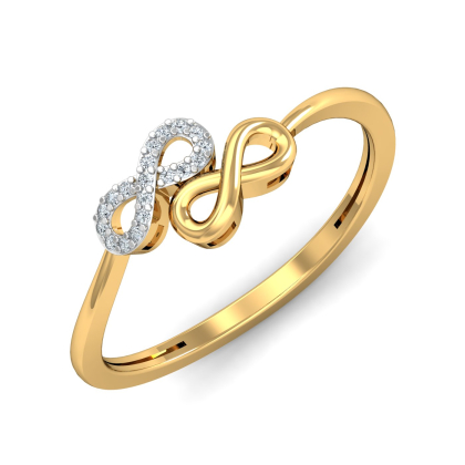 Swanky Infinity Loops Ring
