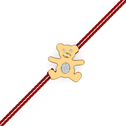 Bear Kids Rakhi Pendant
