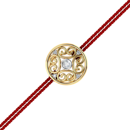 Vintage Gold Rakhi Pendant