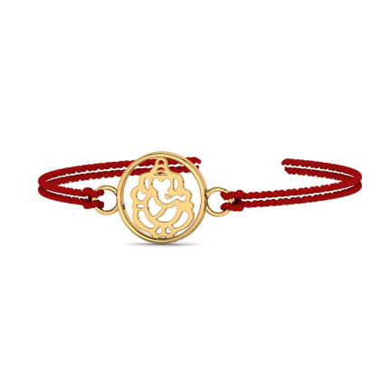 Cutwork Ganesha Rakhi