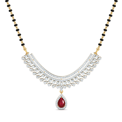 Faagun Ruby Mangalsutra