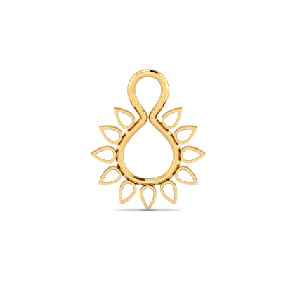 Enamelled Flower Charm