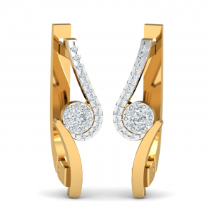 Crofted Hand Hoop Earrings