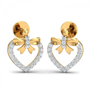 Ribheart Stud Earrings