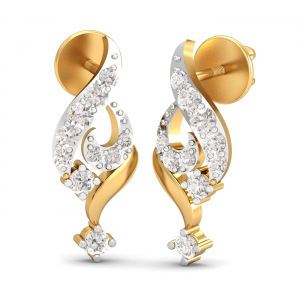 Contemporary Crafted Stud Earrings