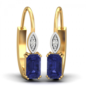 Meridian Tanzanite Hoops