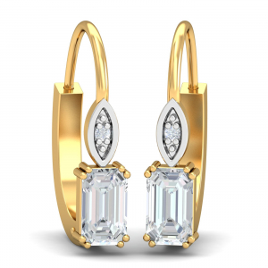 Meridian White Sapphire Hoops