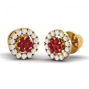 De Fête Ruby Earring