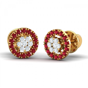 Le Fête Ruby Earring