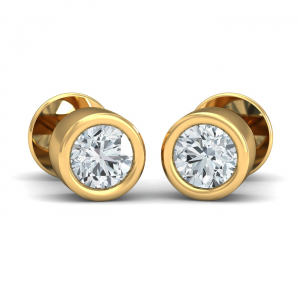 El Brillo Solitaire Earrings