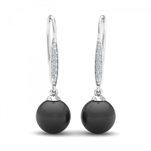 Noir Pearl Earrings
