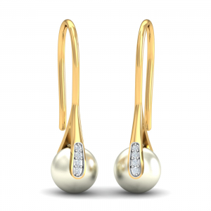 Pearl Beguile Hook Earrings