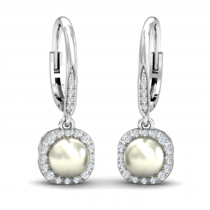 British Carcass Pearl Earrings